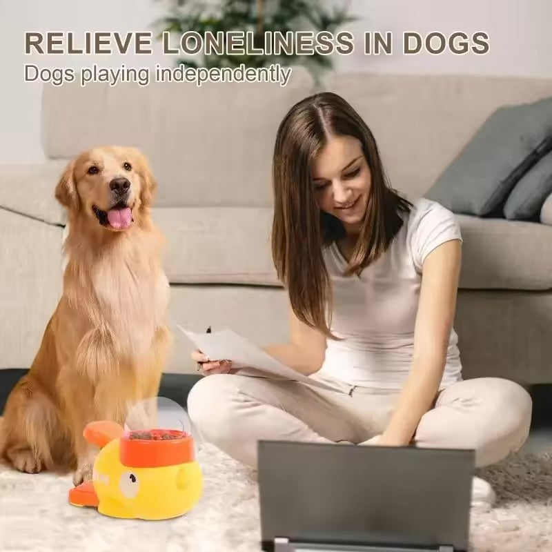 PawPush™ Smart Treat Dispenser – Interactive Dental Fun Feeder