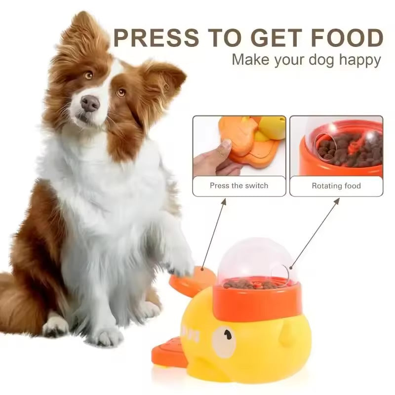 PawPush™ Smart Treat Dispenser – Interactive Dental Fun Feeder