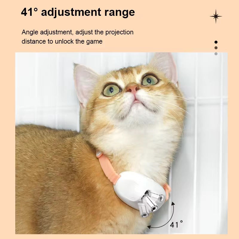 CATSMART™ Smart LED Teasing Collar – Interactive Play & Exercise for Cats
