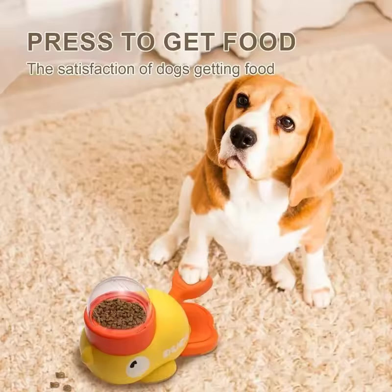 PawPush™ Smart Treat Dispenser – Interactive Dental Fun Feeder