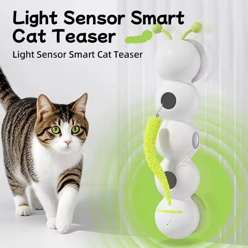 PurrPlay™ Interactive Caterpillar – Endless Fun for Your Cat! (New)