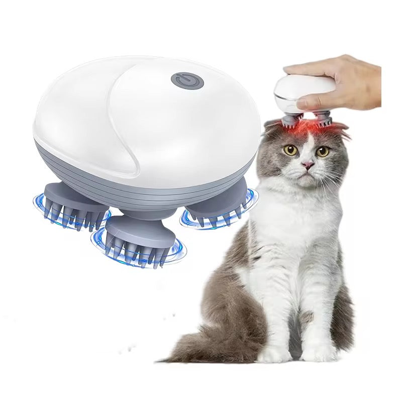 Electric Scalp Massager for Dogs & Cats – Relaxation & Grooming in One!