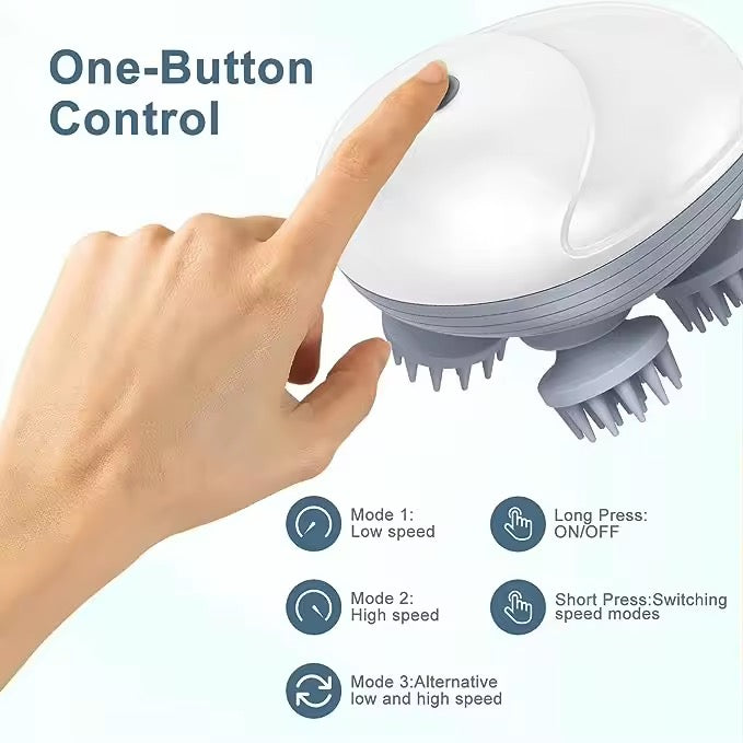 Electric Scalp Massager for Dogs & Cats – Relaxation & Grooming in One!