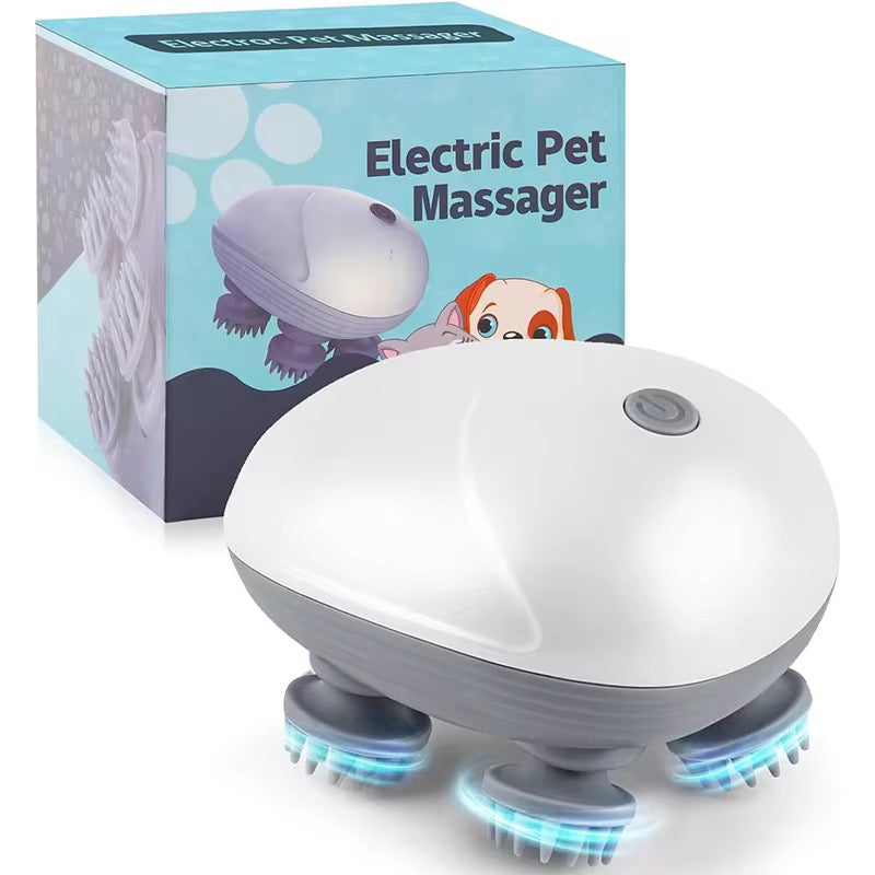 Electric Scalp Massager for Dogs & Cats – Relaxation & Grooming in One!