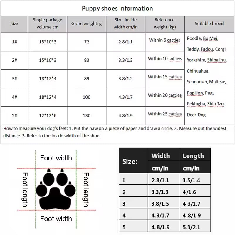 WinterPaws™ Non-Slip Plush Dog Shoes