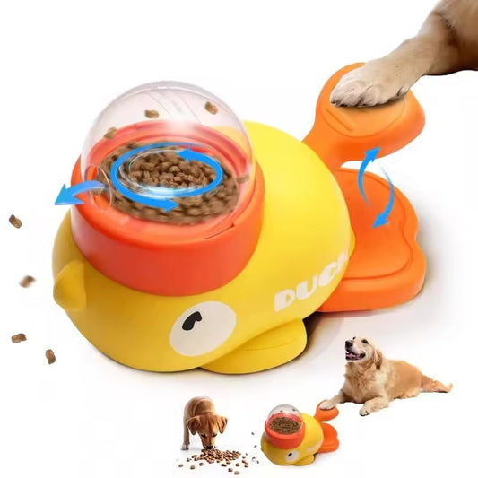 PawPush™ Smart Treat Dispenser – Interactive Dental Fun Feeder